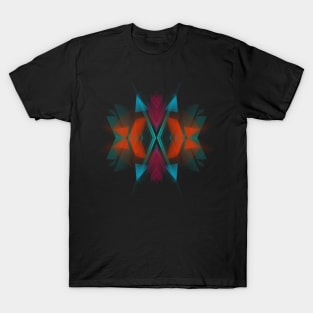 Cross Fractal Design T-Shirt